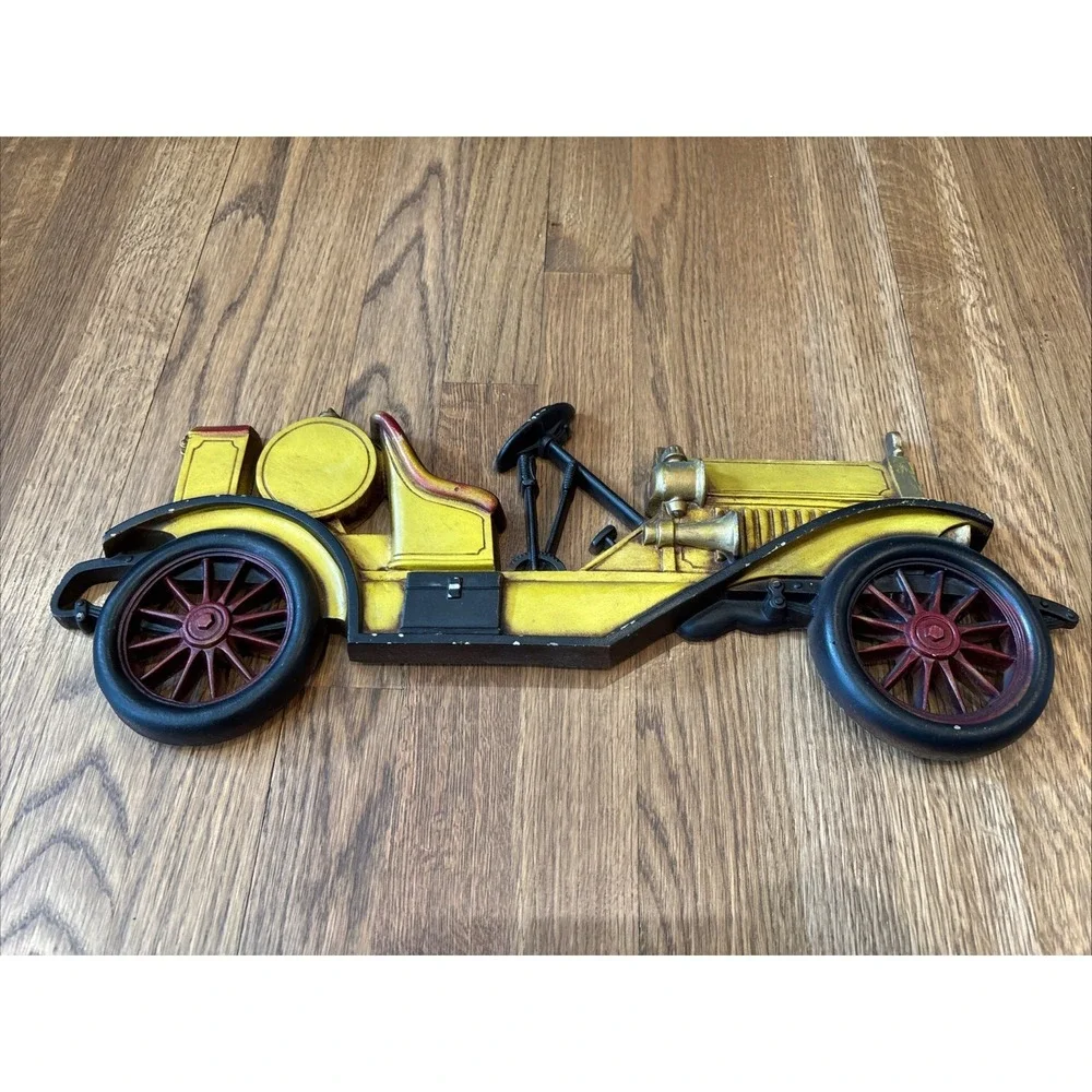 Antique Car Decor Set of 3 Vintage Sexton USA Cast Metal Plaques Wall Hangers